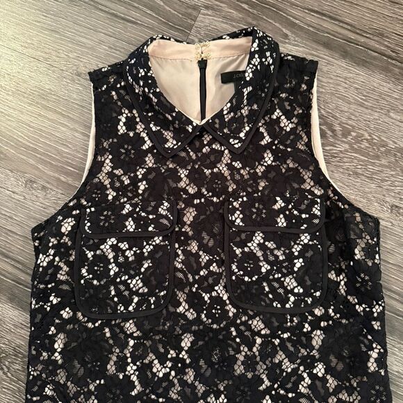 J. crew Sleeveless Lace Collared Dress - Picture 2 of 9